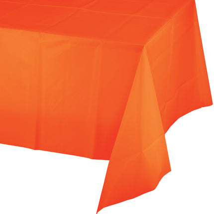 Oranje Tafelkleed Plastic 2,74m