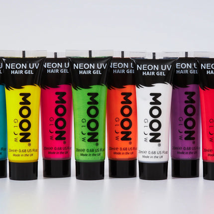 Moon Glow Neon UV Hair Gel Intense Blue 20ml