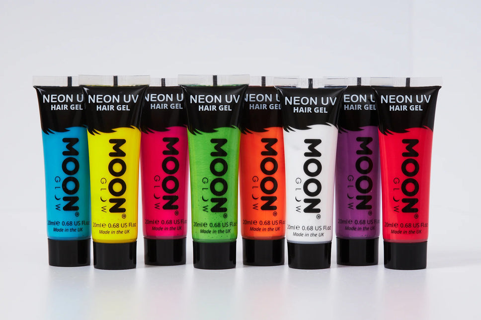 Moon Glow Neon UV Hair Gel Intense Blue 20ml