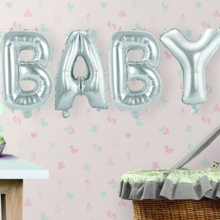 Geboorte Ballonnen Letter Set Baby 36cm