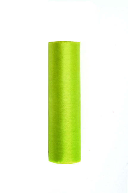 Lime Groene Organza Stof 16cm 9m