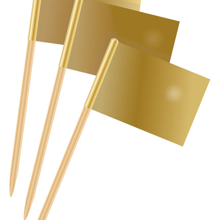 Gouden Prikkers 7cm 50st