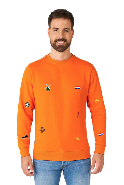 Oranje Holland Hup Trui Heren OppoSuits