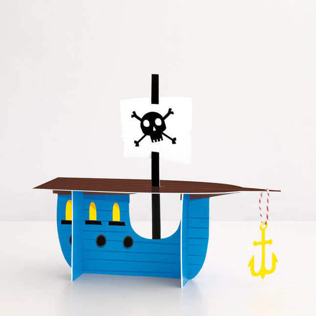 Tafeldecoratie Piratenschip