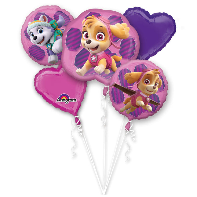 Paw Patrol Helium Ballon Set Skye & Everest 5 delig leeg