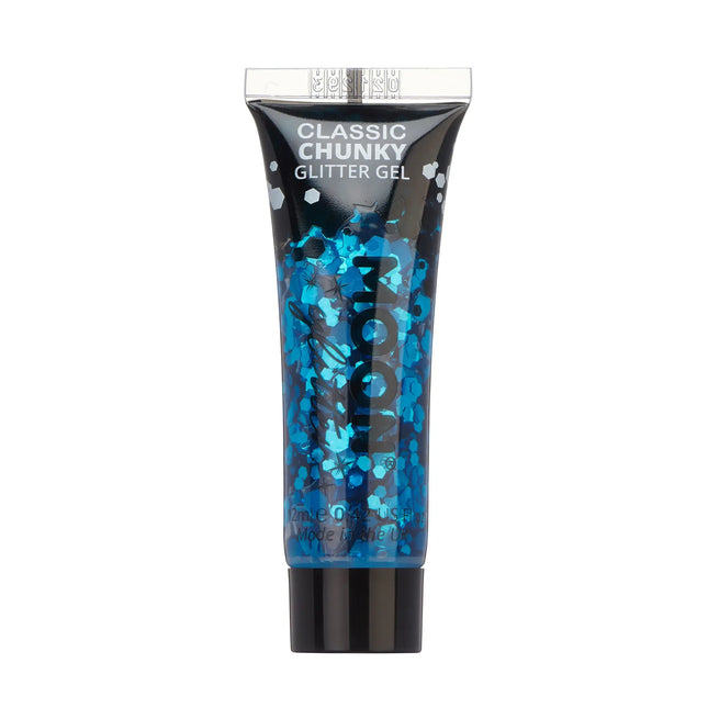 Moon Glitter Classic Chunky Glitter Gel Blue 12ml