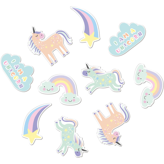 Unicorn Tafelconfetti Rainbows Xl 45st