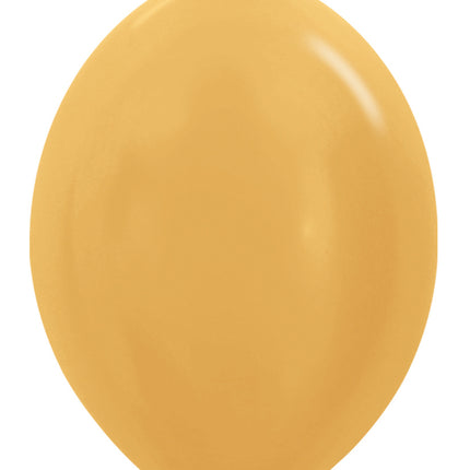 Ballonnen Metallic Gold 30cm 50st