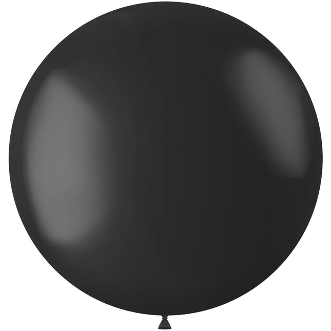 Zwarte Ballon Midnight Black 80cm