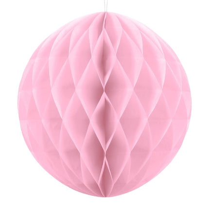 Honeycomb Bal Lichtroze 20cm