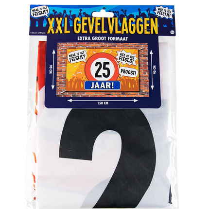 Gevelvlag 25 Jaar 1,5m