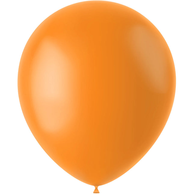 Oranje Ballonnen Tangerine Orange 33cm 50st