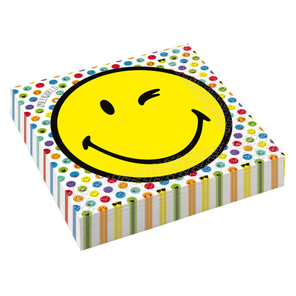 Servetten Smiley 33cm 16st