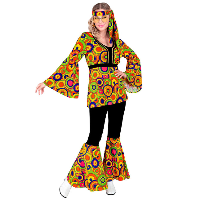 Hippie 60S Kostuum Gekleurd Dames