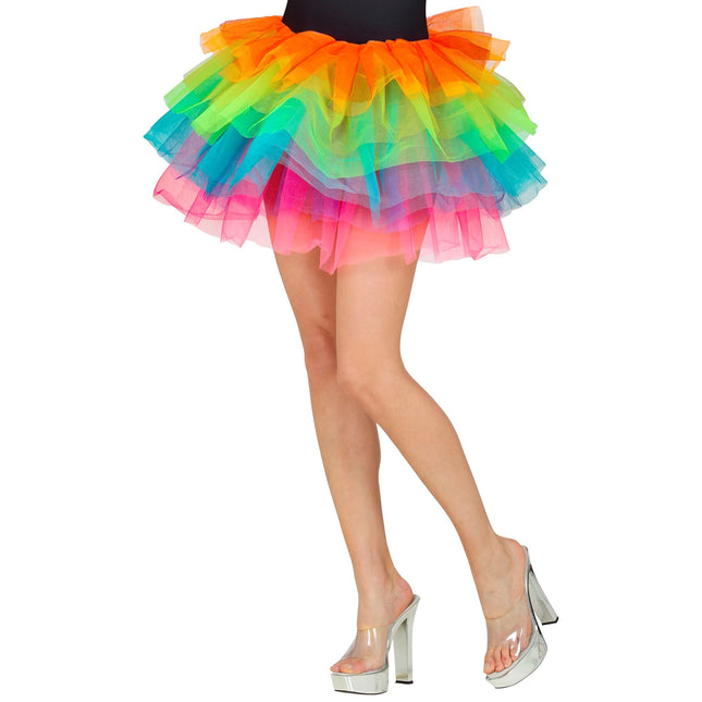 Regenboog Tutu Dames 45cm