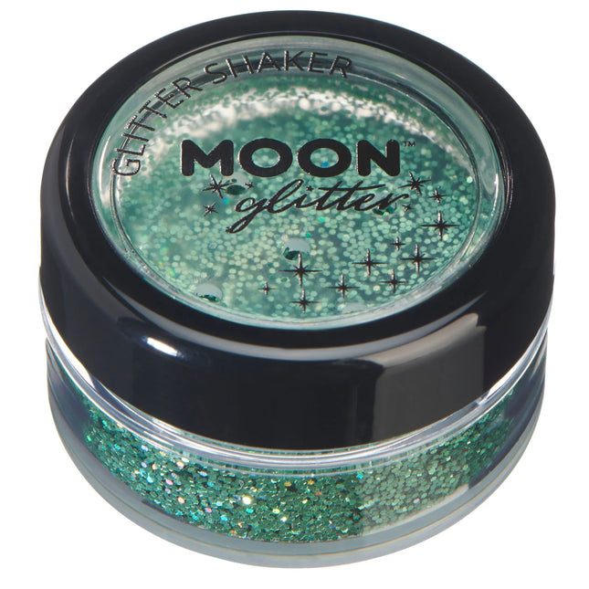 Moon Glitter Holographic Glitter Shakers Green 5g