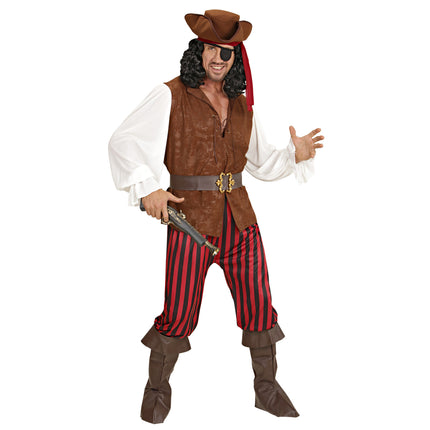 Piratenpak Bruin Rood Heren