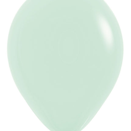 Ballonnen Pastel Matte Green 30cm 50st