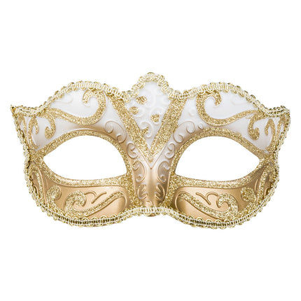 Oogmasker Venice Felina Goud