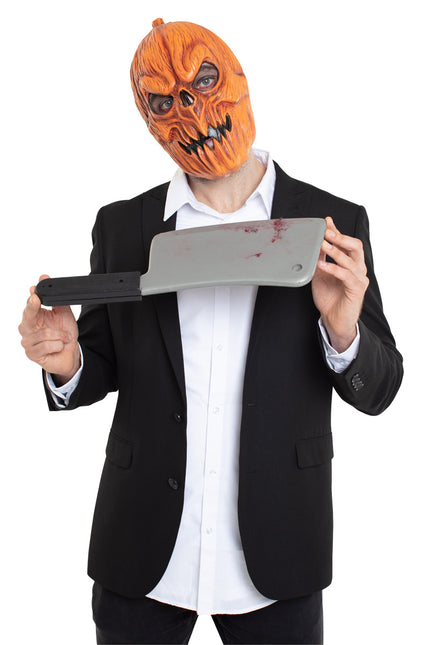 Halloween Masker Enge Pompoen Oranje