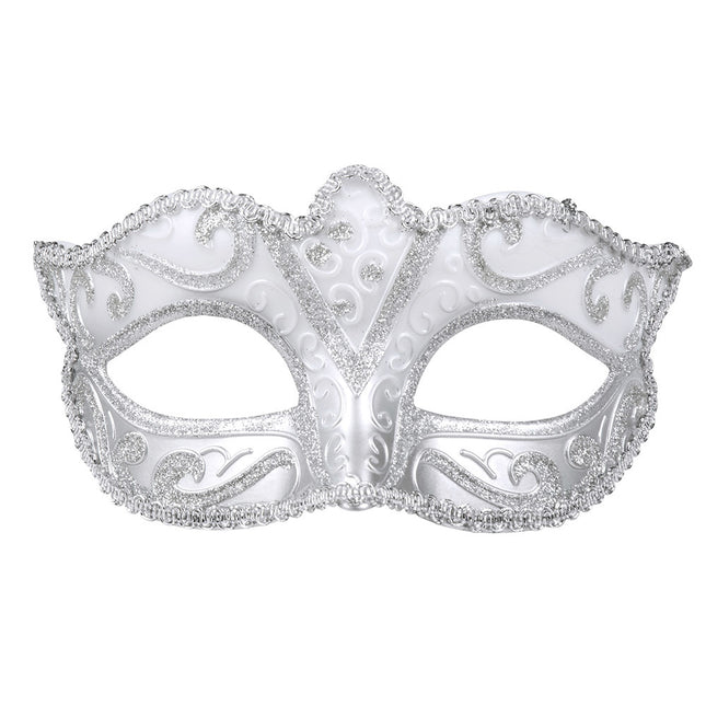 Oogmasker Venice Felina Zilver