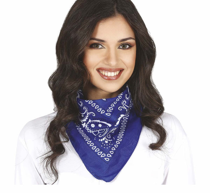 Blauwe Sjaal Bandana