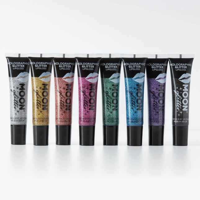 Moon Glitter Holographic Glitter Lipgloss Black 15ml