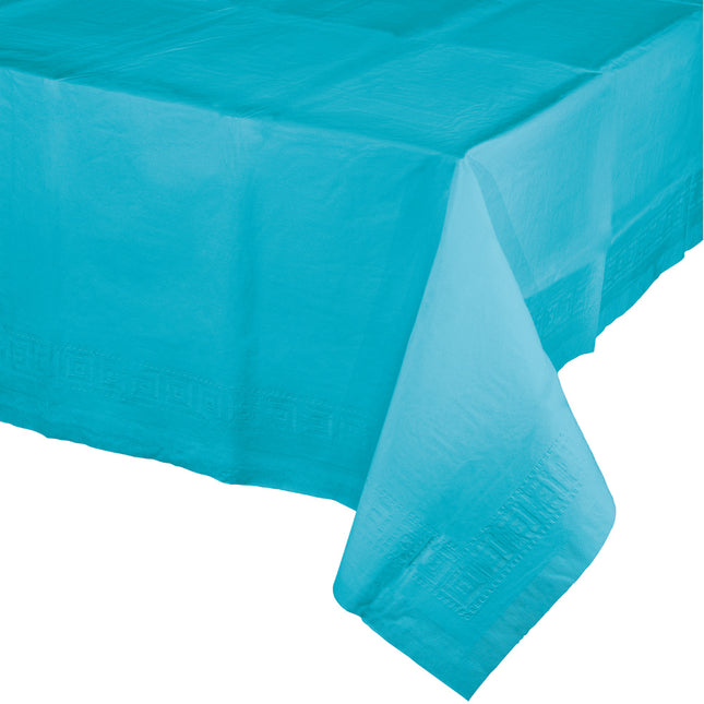 Blauw Tafelkleed Plastic 2,74m