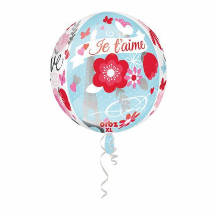 Helium Ballon Rond Je T'Aime 40cm leeg