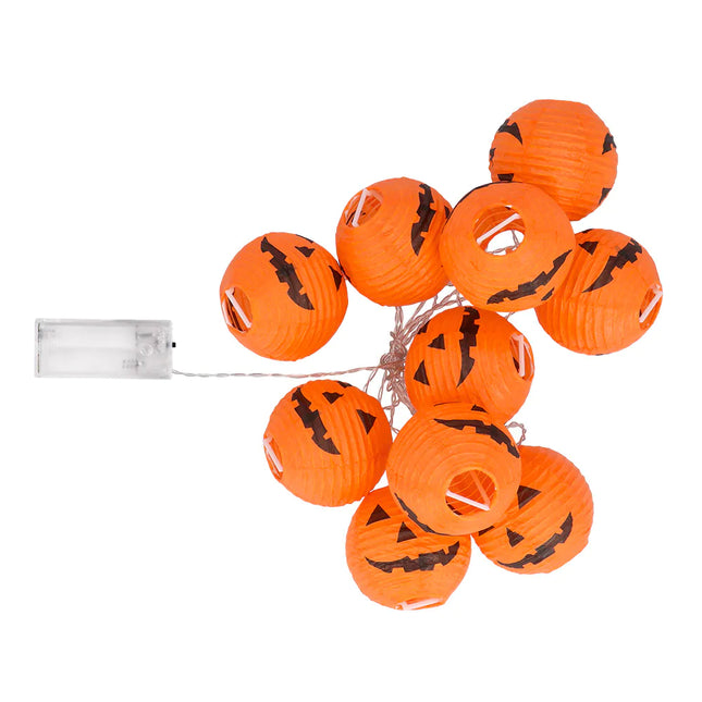 Lichtslinger LED Halloween Pompoenen 1,85m