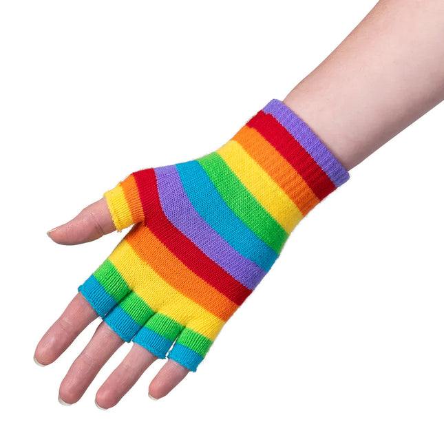 Regenboog Handschoenen Vingerloos