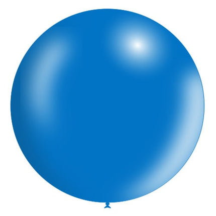 Blauwe Reuze Ballon XL Metallic 91cm