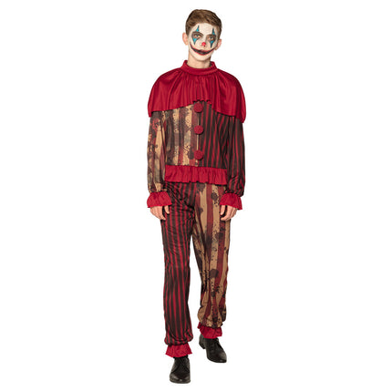 Halloween Clown Kostuum Rood Tiener 14/16 jaar