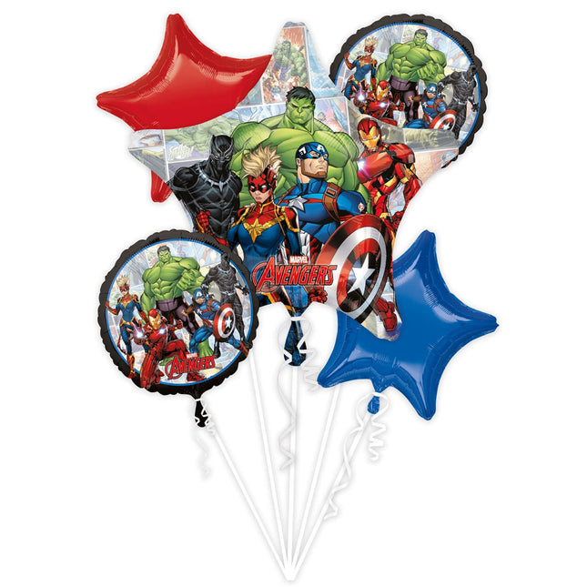 Avengers Helium Ballonnen set 5 delig leeg