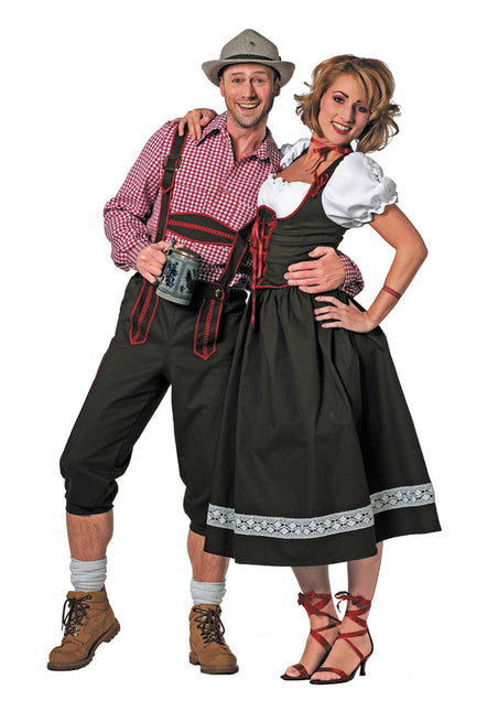 Dirndl Jurk Oktoberfest Lang Groen