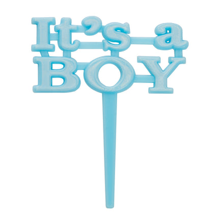 Taarttopper It's A Boy Blauw 8st