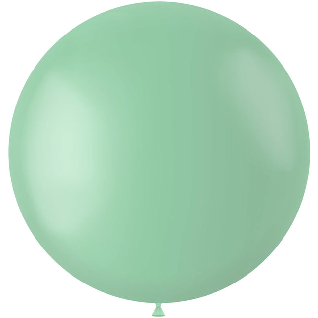 Mintgroene Ballon Powder Pistache 80cm