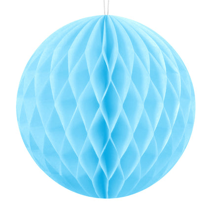 Honeycomb Bal Lichtblauw 10cm