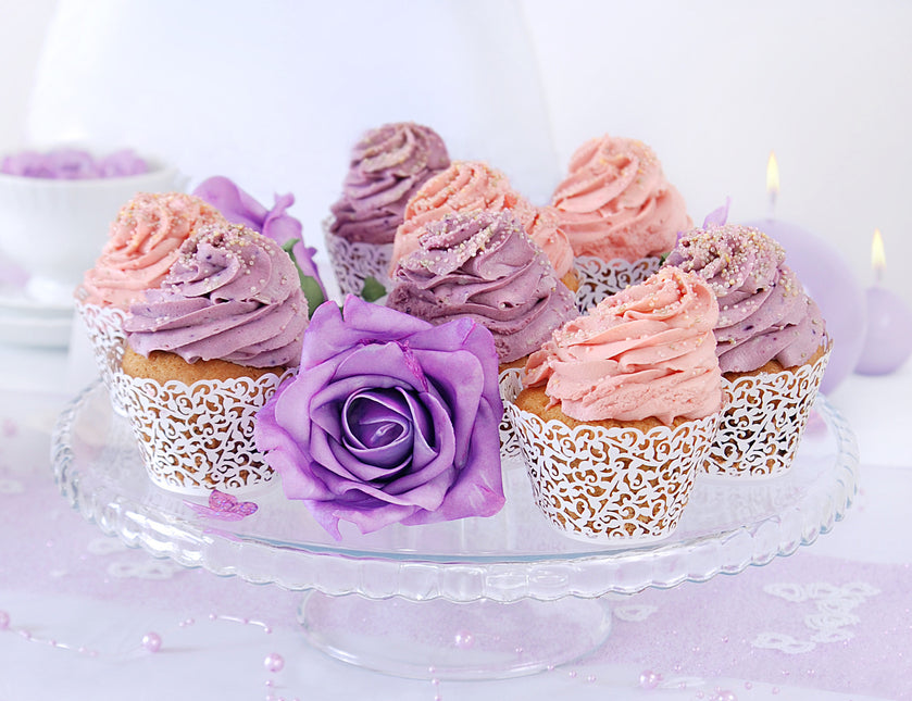 Cupcake Vormpjes Wit 8,5cm 10st