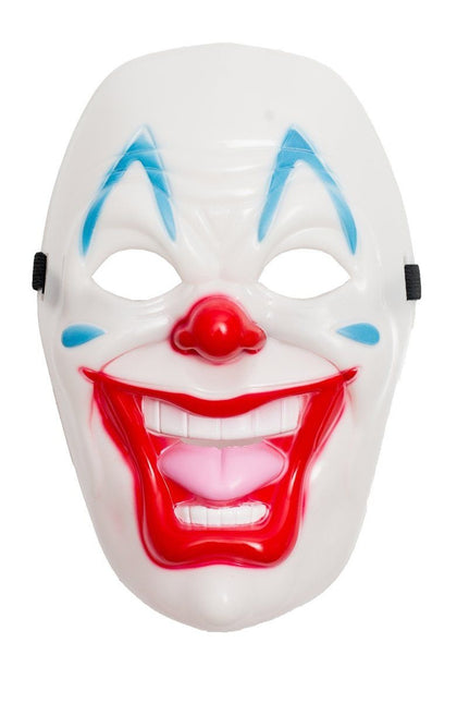 Clowns Masker Rood Blauw