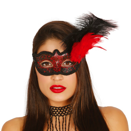 Masker Veer Rood