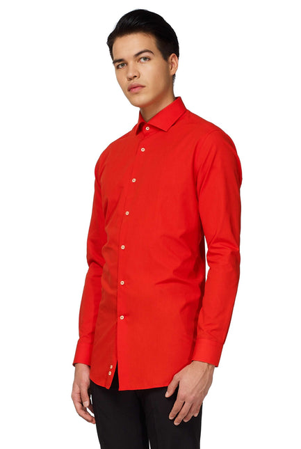 Rood Overhemd Heren OppoSuits