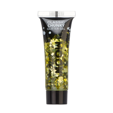 Moon Glitter Classic Chunky Glitter Gel Gold 12ml