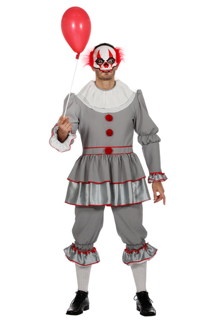 Clownspak Grijs