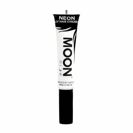 Moon Glow Neon UV Hair Streaks White