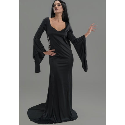 Kostuum Wednesday Morticia Jurk