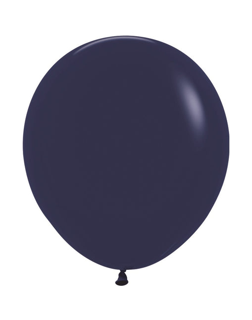 Ballonnen Navy Blue 45cm 25st