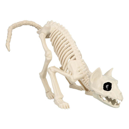 Halloween Kattenskelet 51cm