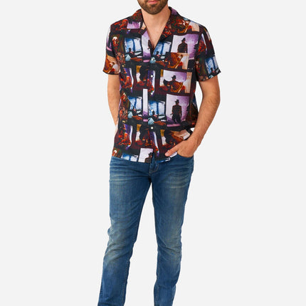 A Nightmare On Elmstreet Overhemd Korte Mouwen Heren OppoSuits