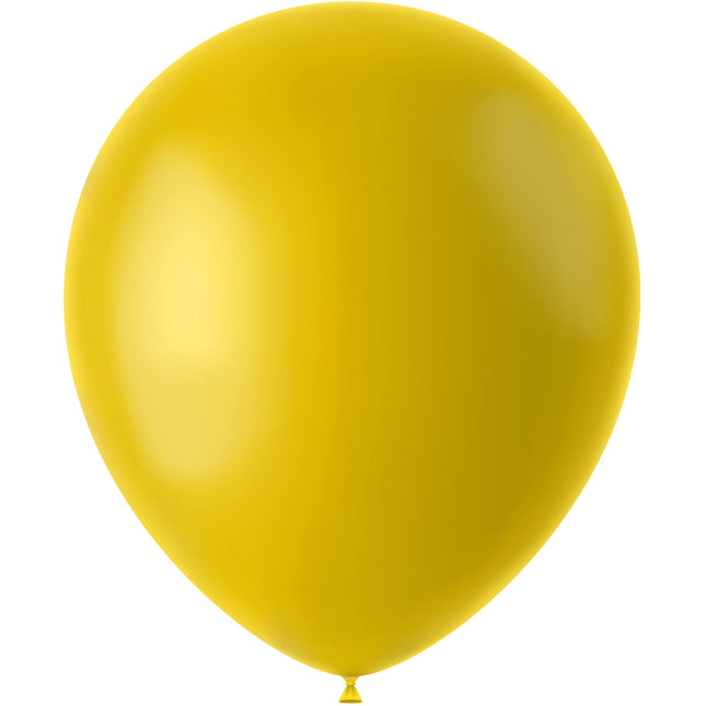 Gele Ballonnen Tuscan Yellow 33cm 10st